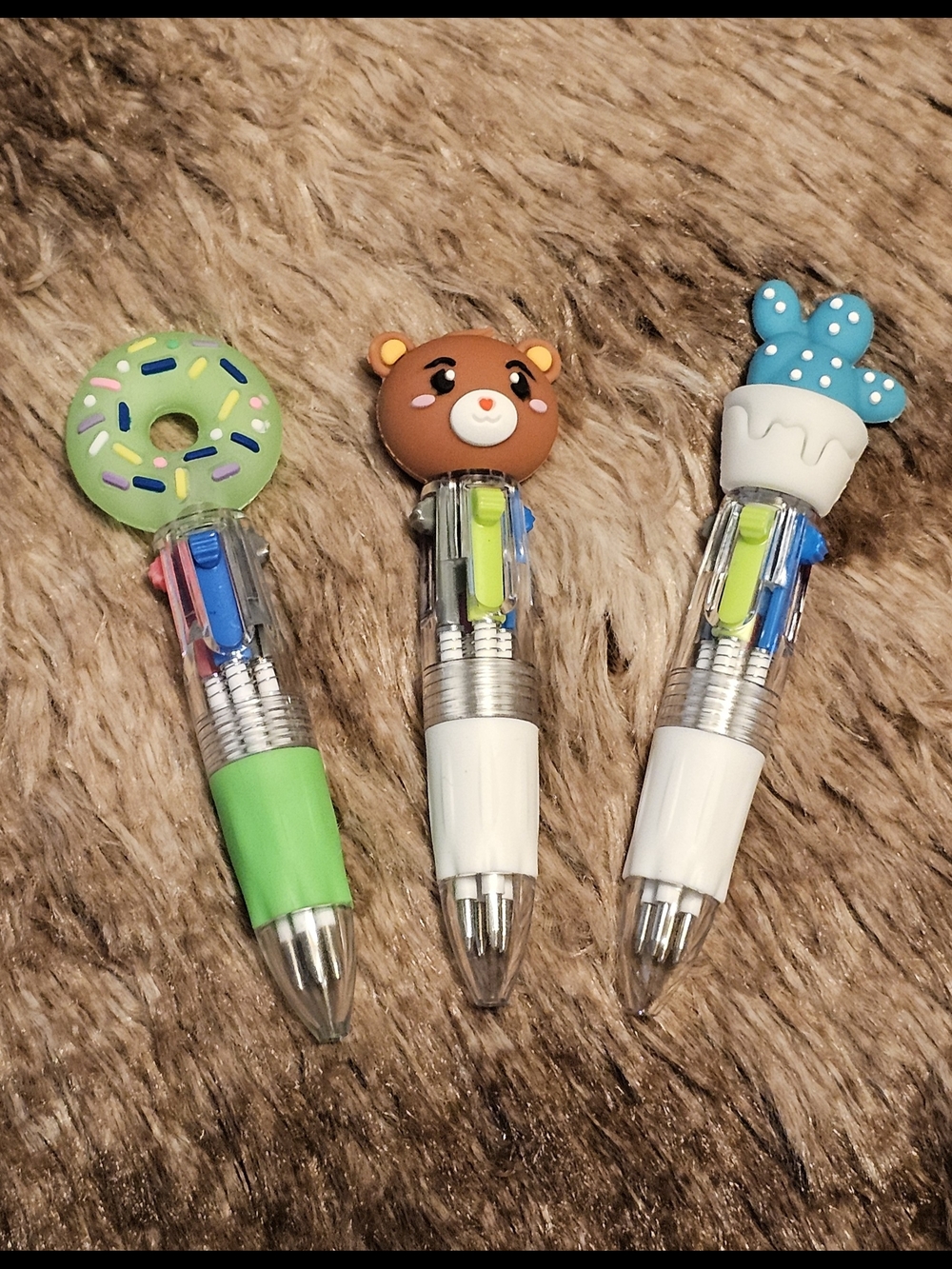 Cute Assorted Multi-Color Retractable Kids Pens